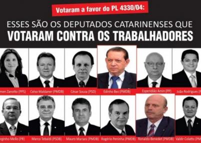 Mobilização contra as terceirizações convoca a população