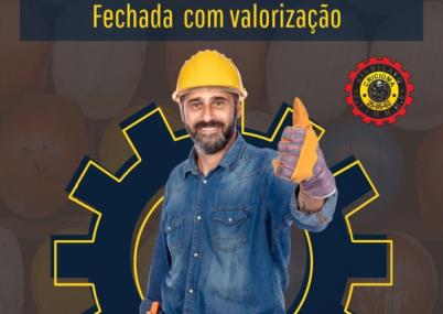 Sindimetal - Fechada negociação com 13, 47% de aumento
